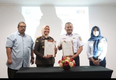 KAI Dan Kejari Kota Kediri Tanda tangani MOU Penjagaan Aset